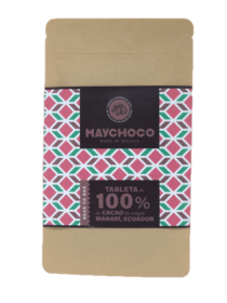 Tableta de Chocolate 100% orígen Manabí, Ecuador